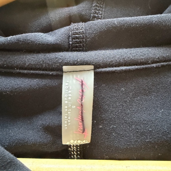 Free People Movement Woman’s Black Reflective Hoodie Sweater - Picture 5 of 5